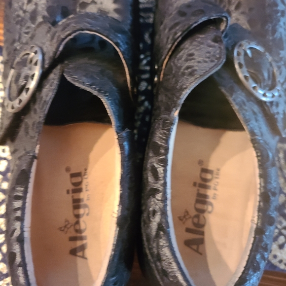 Alegria SZ 36 Leather Clogs - Picture 4 of 5